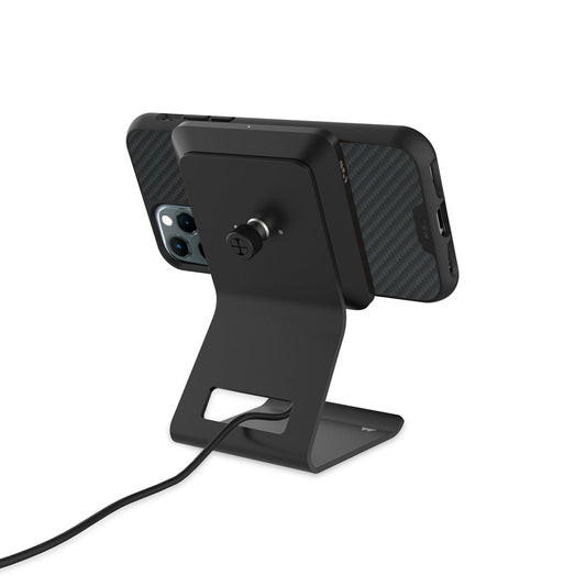 charger stand for wireless charger pad |