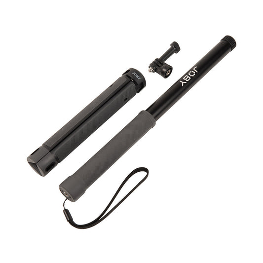 waterproof, extendable tripod and grip for sport