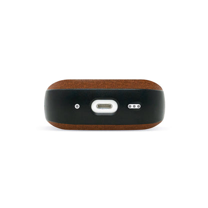 Protective AirPods Pro Case Wireless Charging High-Quality Keychain Brown Leather | Gen 1 & 2 (2019-2022)