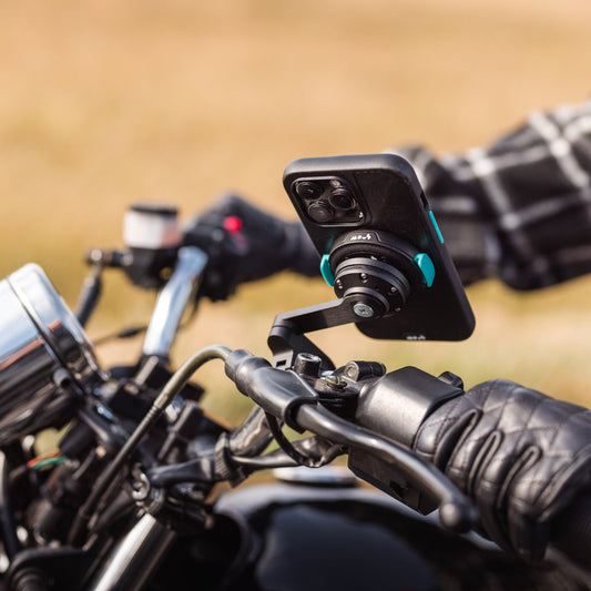 iPhone Motorbike moped scooter quadlock phone mount |